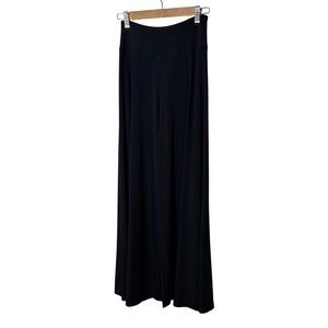 Sympli Pants Women 6 Black Wide Leg Palazzo Lagenlook Classic Preppy Event